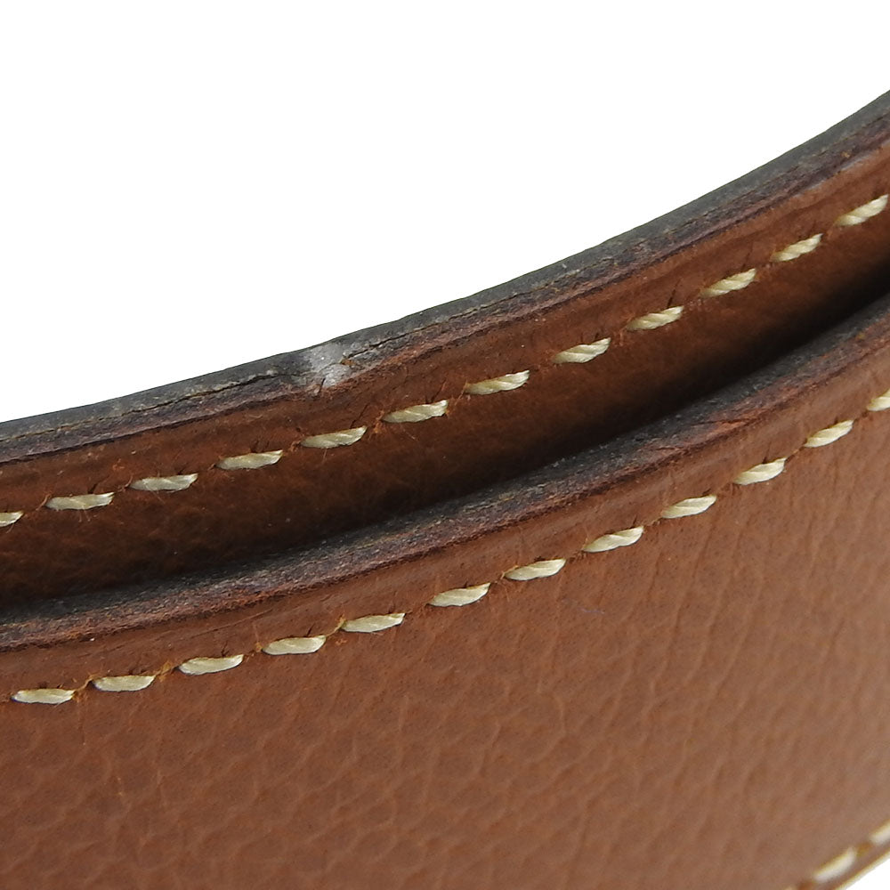 HERMES belt Courchevel , Box calf gold Constance Women Used