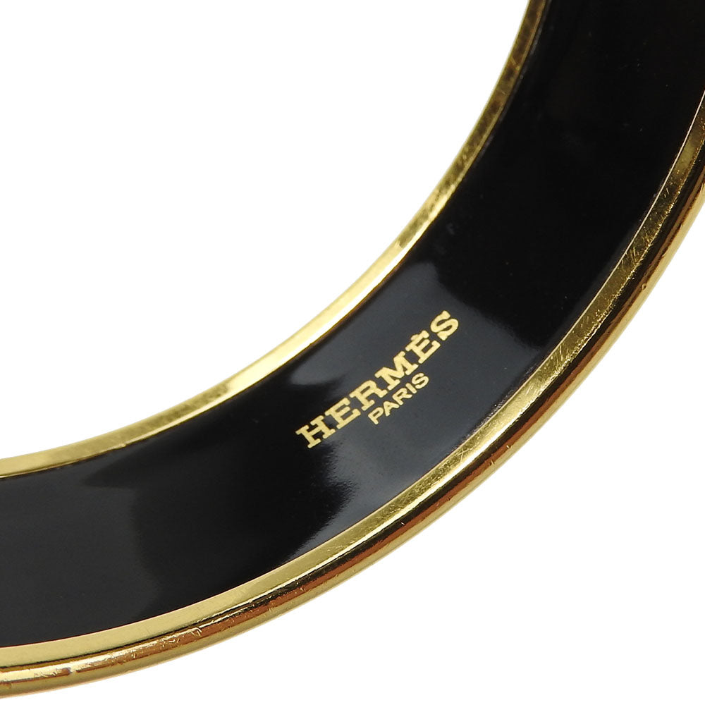 HERMES bracelet Enamel, Metal Green type Emile Women Used