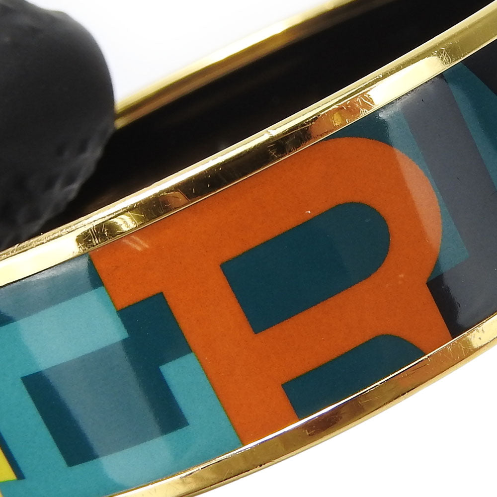 HERMES bracelet Enamel, Metal Green type Emile Women Used