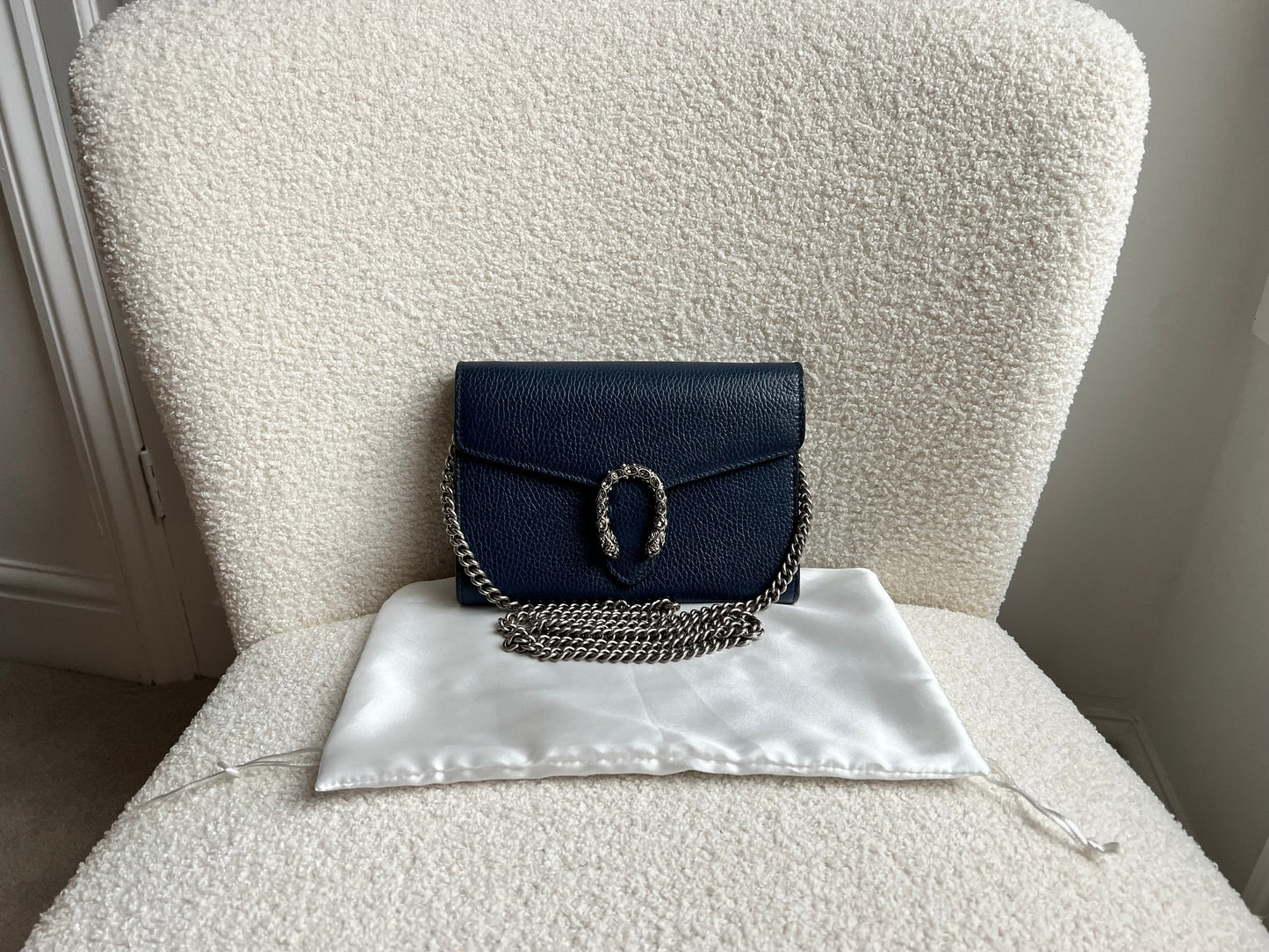 Gucci Dionysus Navy Mini Chain Bag (RRP £1340)