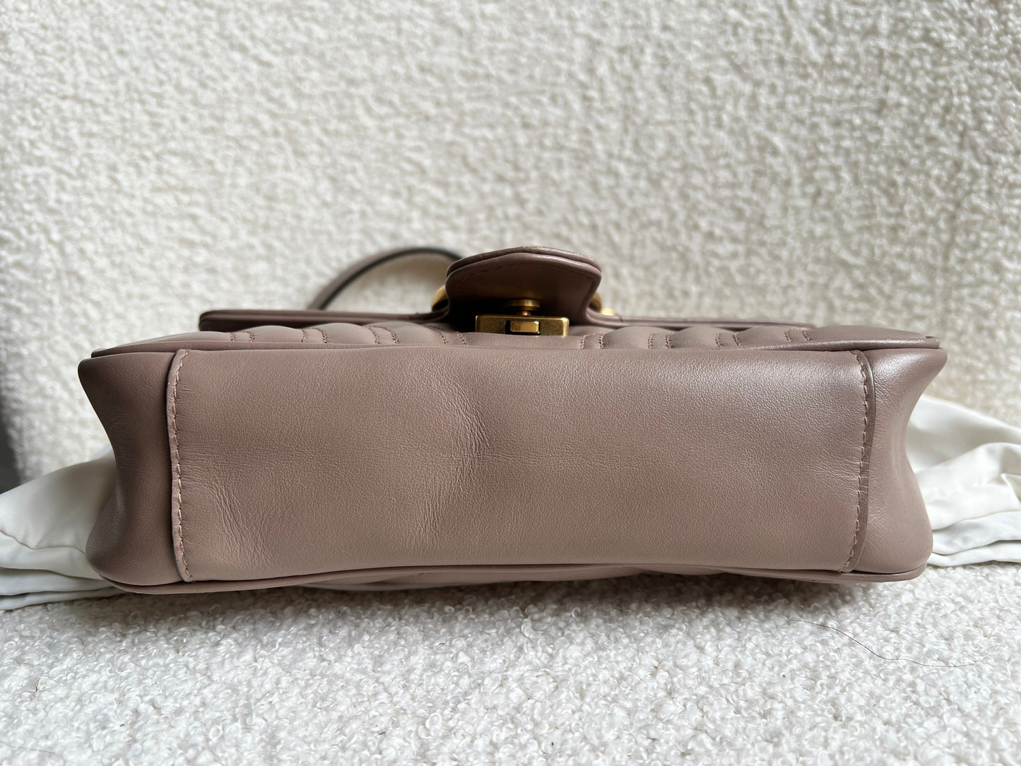 Gucci GG Dusty Pink Marmont Mini Shoulder Bag (RRP £1,890)