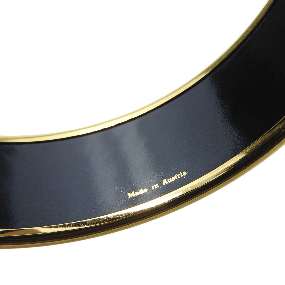 HERMES bracelet Metal, Enamel green Emilel GM Women Used