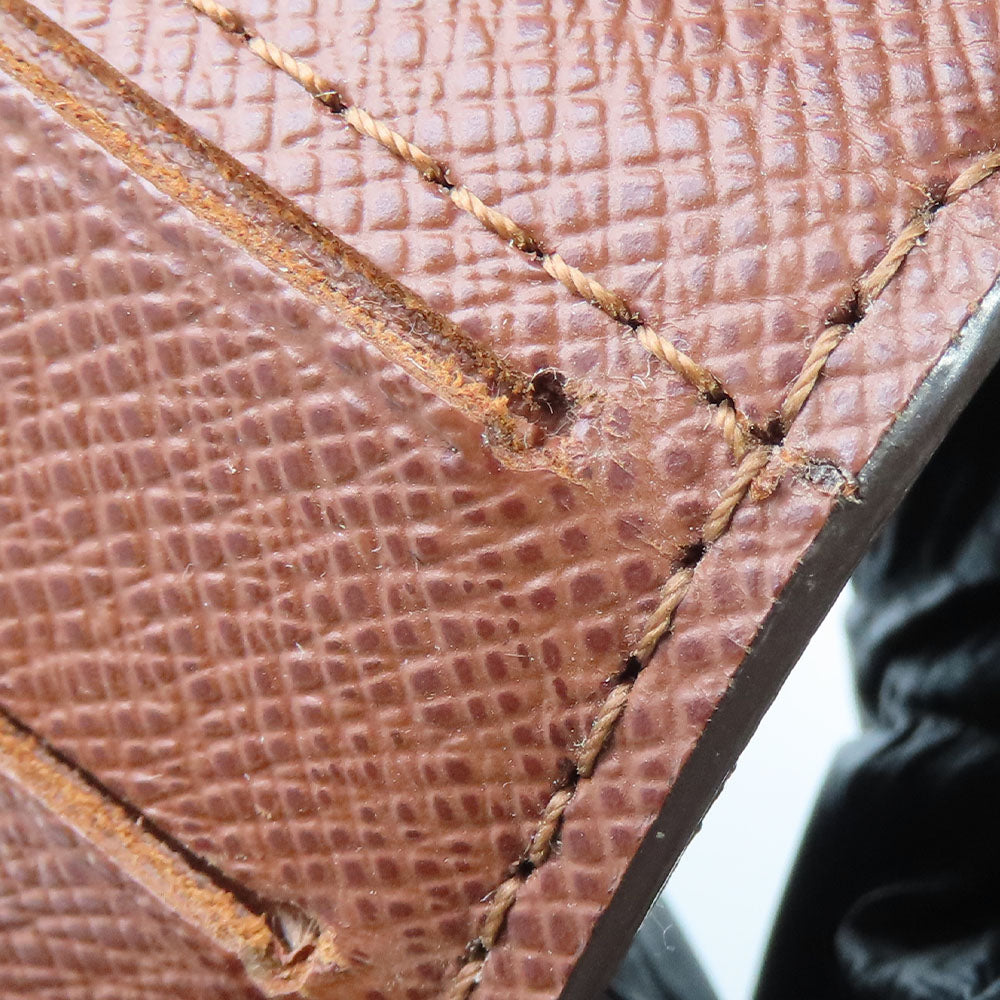 LOUIS VUITTON Bifold Wallet M61667 Monogram Brown Compact zip Women Used