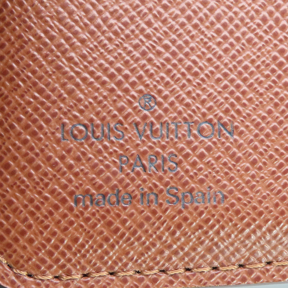 LOUIS VUITTON Bifold Wallet M61667 Monogram Brown Compact zip Women Used