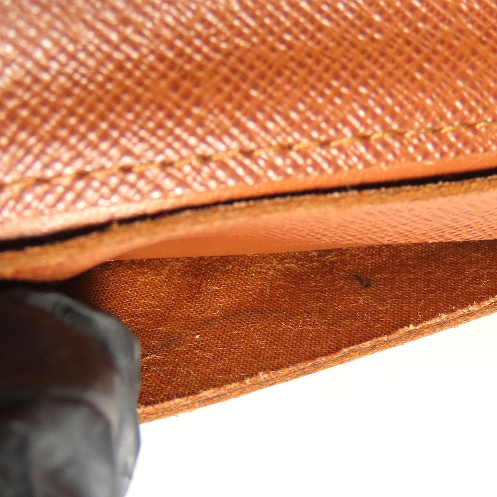 LOUIS VUITTON Bifold Wallet M61667 Monogram Brown Compact zip Women Used