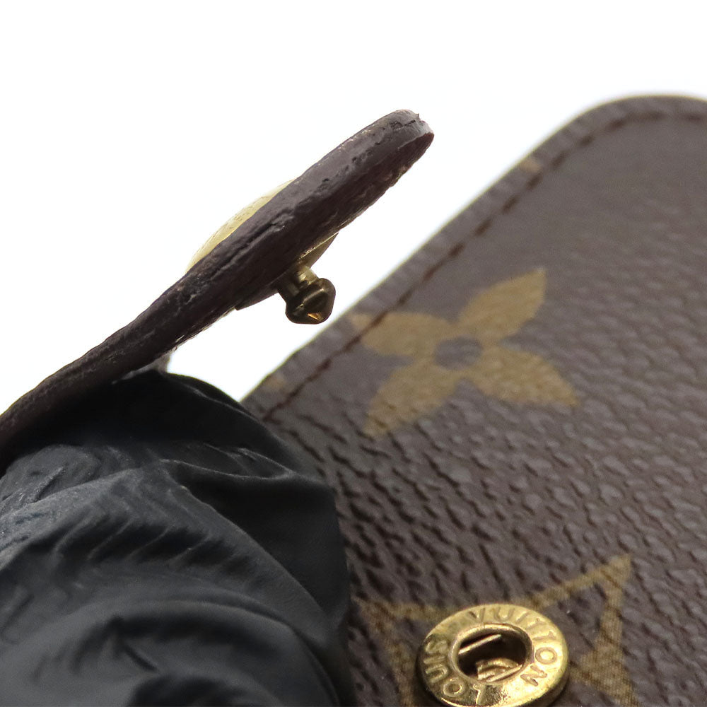 LOUIS VUITTON Bifold Wallet M61667 Monogram Brown Compact zip Women Used