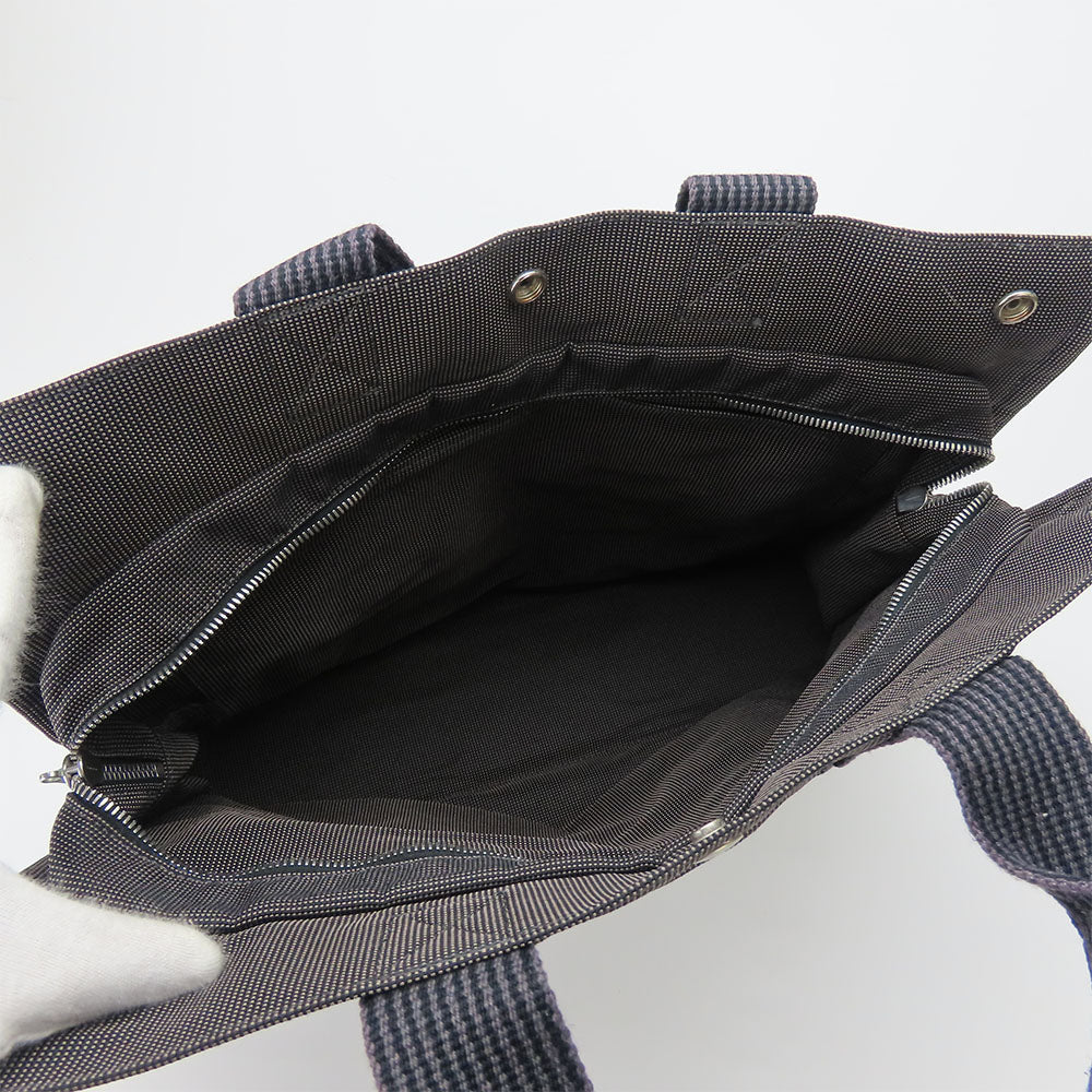 HERMES Tote Bag polyester gray Her Line unisex(Unisex) Used