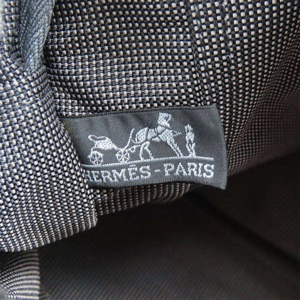 HERMES Tote Bag polyester gray Her Line unisex(Unisex) Used