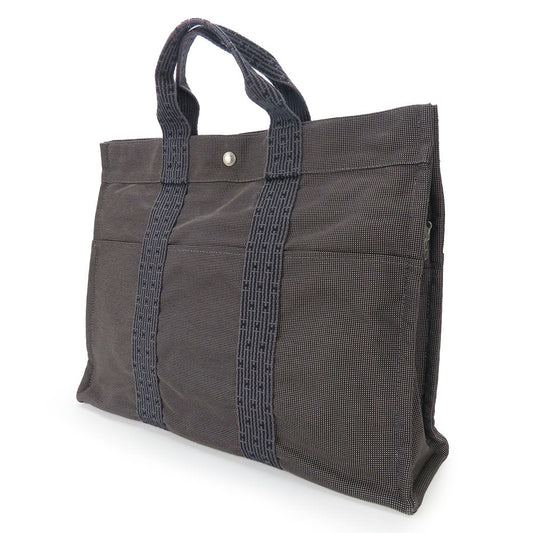 HERMES Tote Bag polyester gray Her Line unisex(Unisex) Used