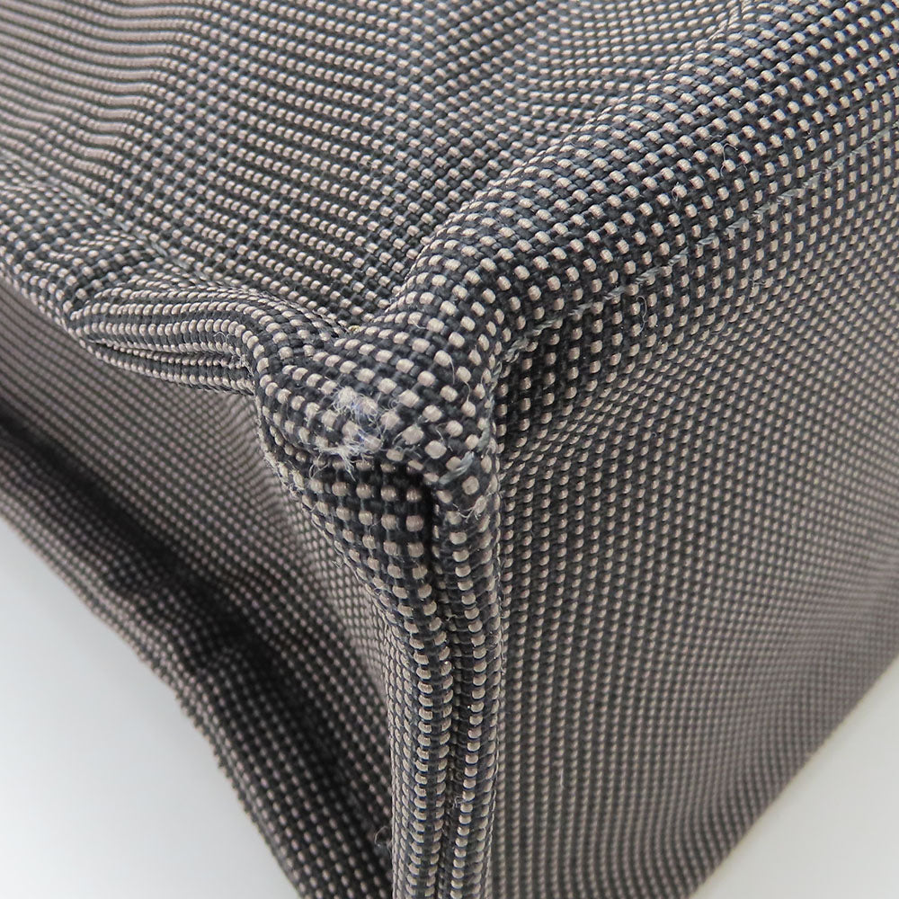 HERMES Tote Bag polyester gray Her Line unisex(Unisex) Used