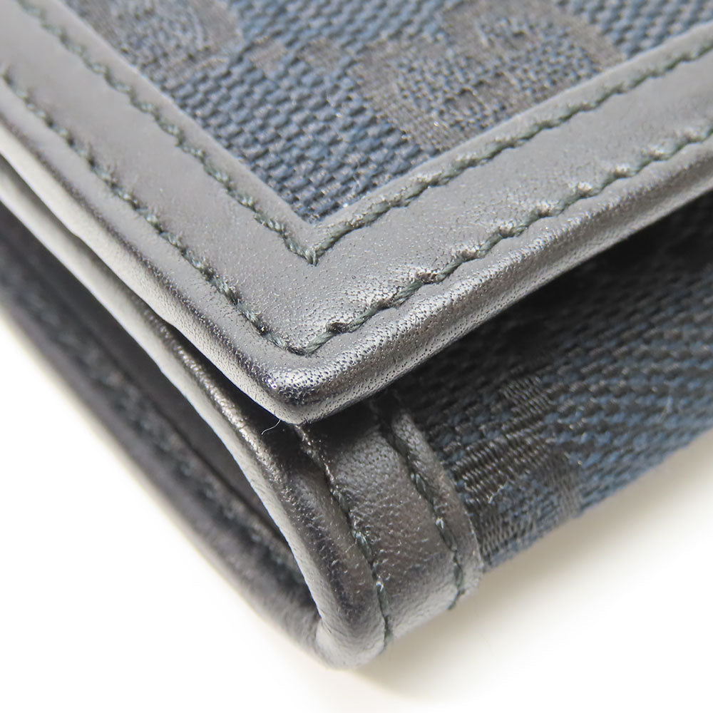GUCCI Long Wallet Purse 035.0416.2180 GG canvas black Web line unisex(Unisex) Used