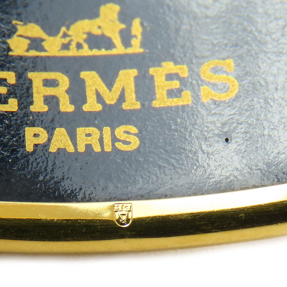 HERMES bracelet Metal, Enamel Red Emilel GM Women Used