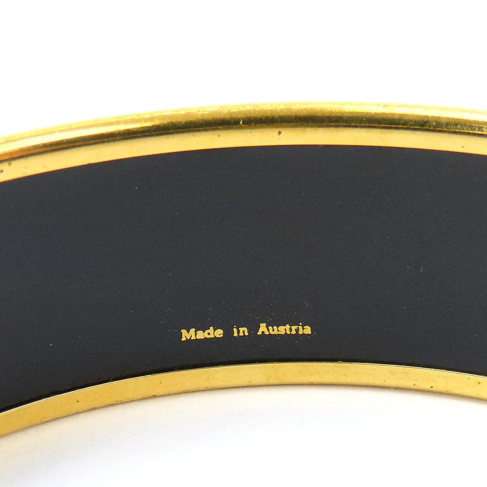 HERMES Bangle Metal, Cloisonne Red Emilel GM Women Used