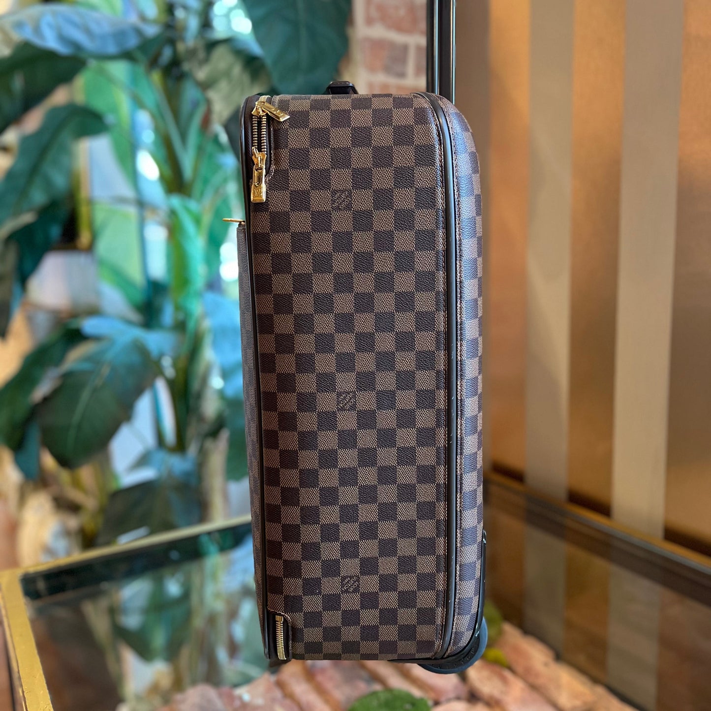 LOUIS VUITTON  Pegase 50 Damier Ebene Canvas Suitcase