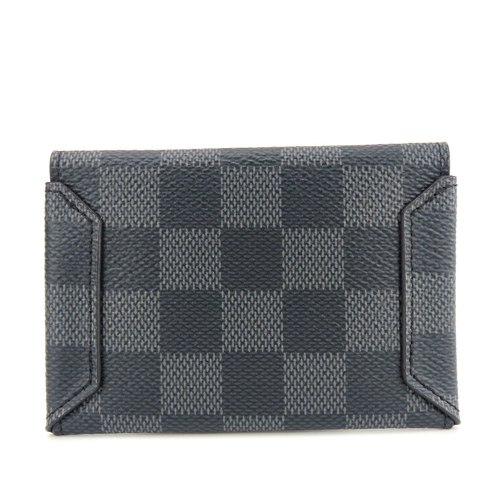 LOUIS VUITTON business bag N60255 Damier Grafitte black Alpha Triple Pouch unisex(Unisex) Used