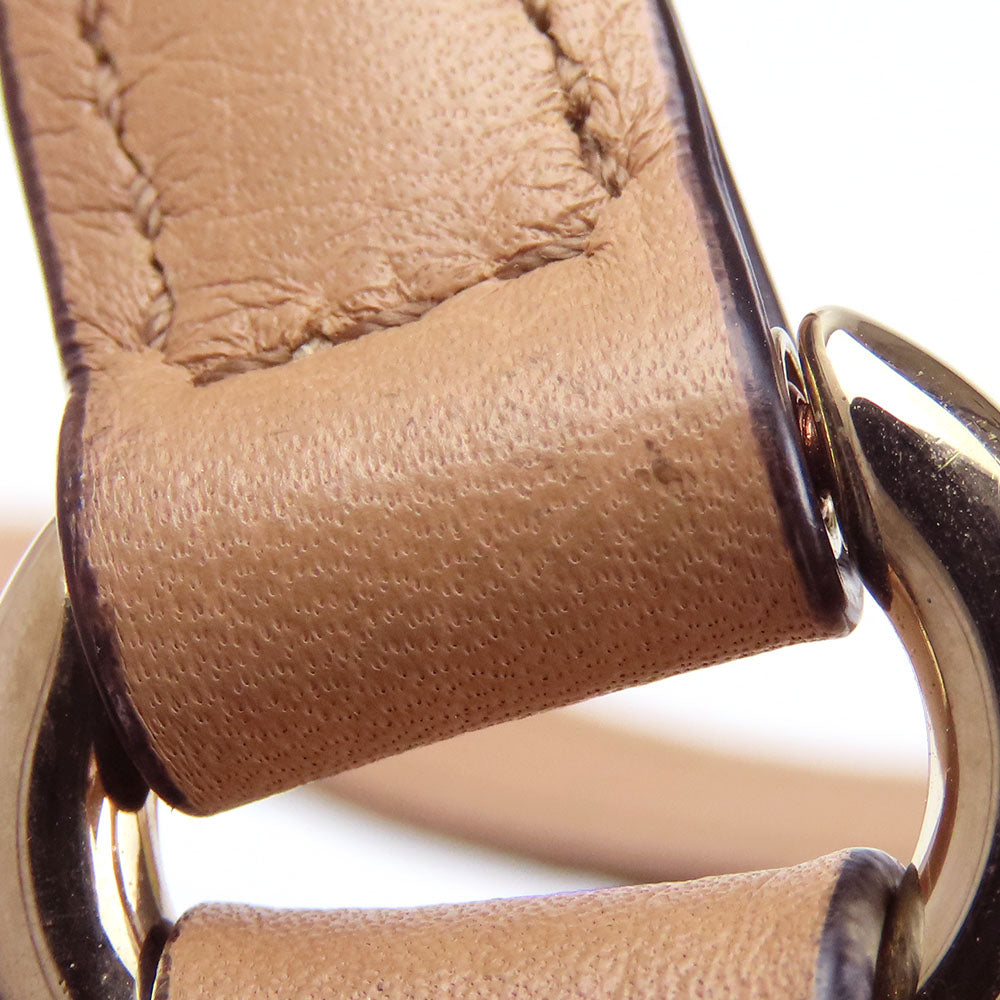 GUCCI Handbag 369176 leather beige Interlocking Soho Women Used