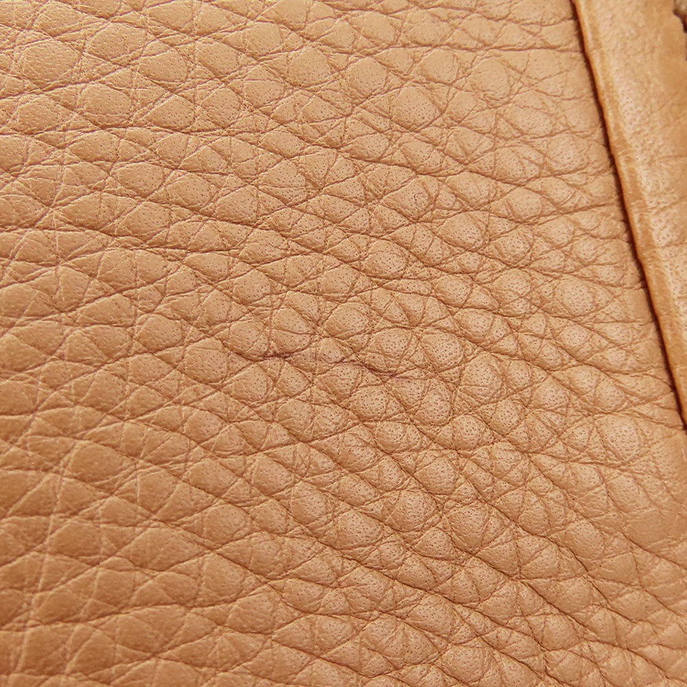 GUCCI Handbag 369176 leather beige Interlocking Soho Women Used
