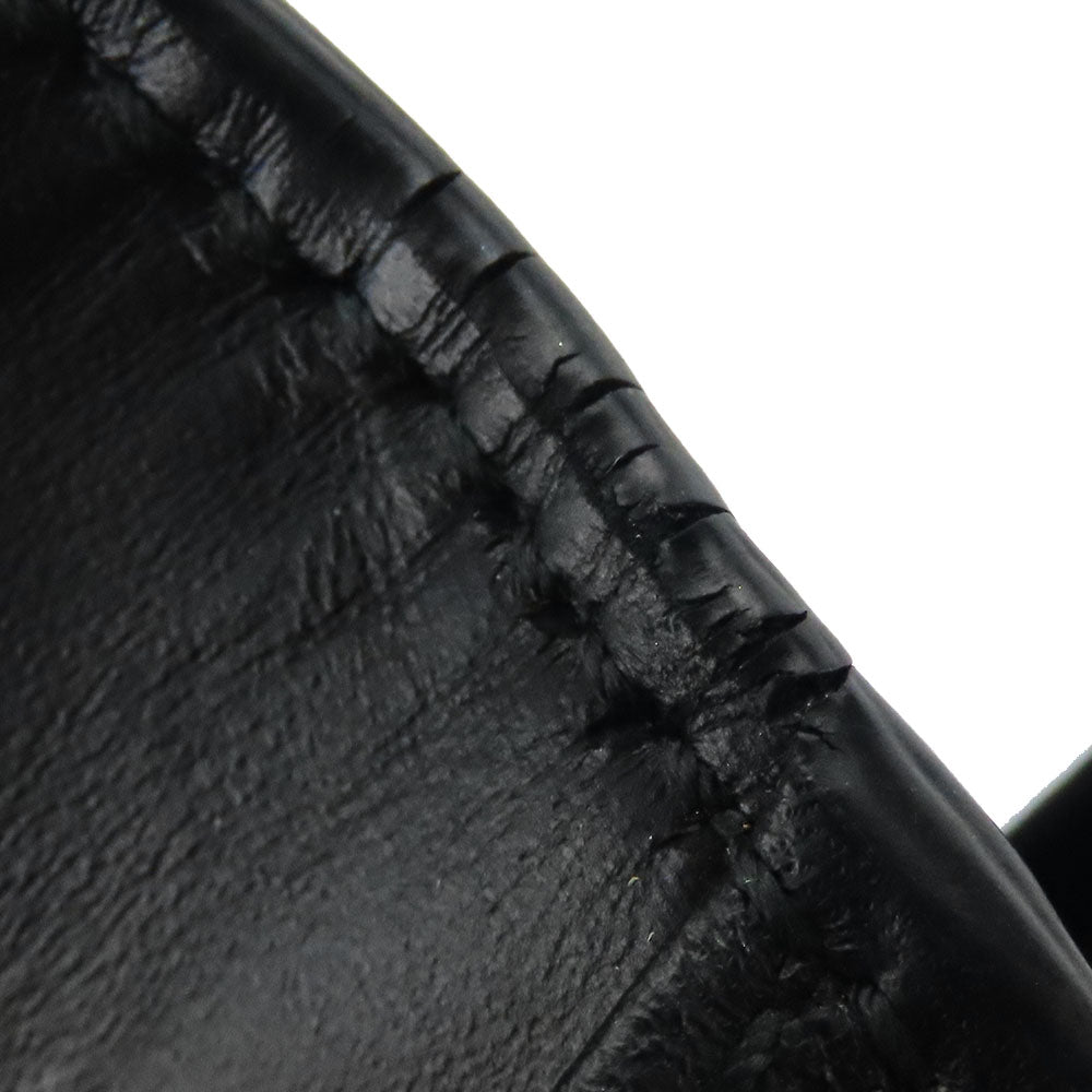 GUCCI Bifold Wallet 406925 Sima leather black Women Used