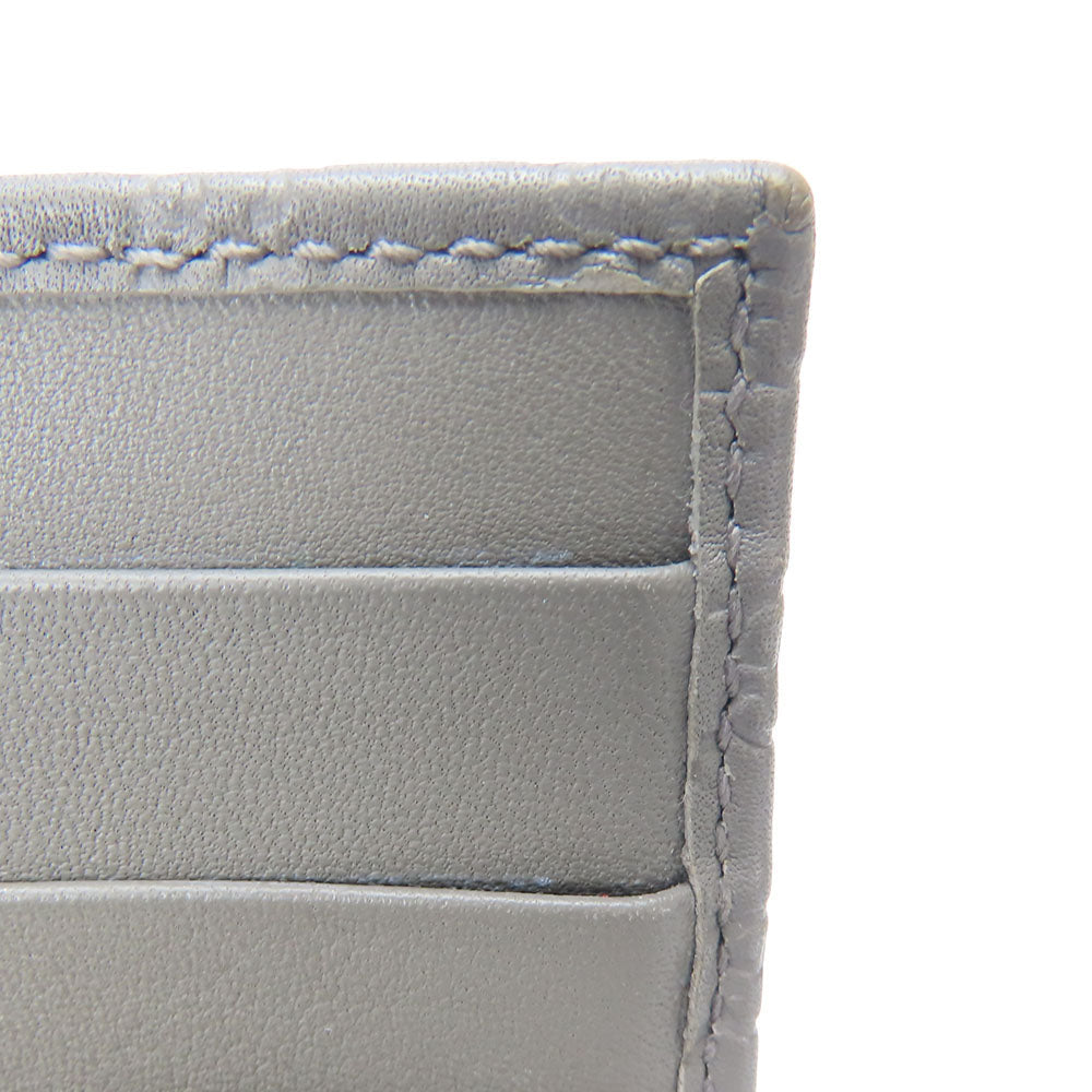 GUCCI Long Wallet Purse 449396 Sima leather Gray type Women Used