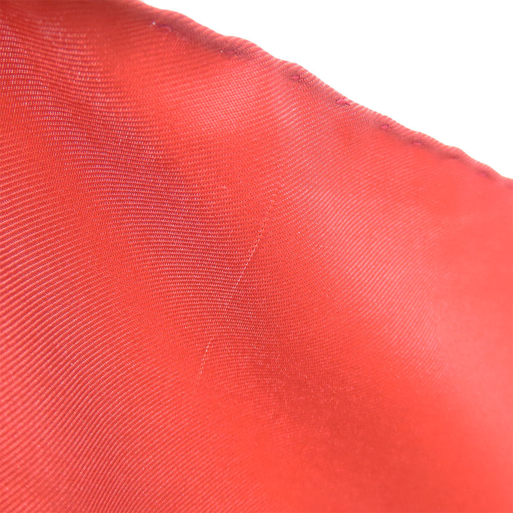 HERMES scarf silk Red Carre90 Women Used
