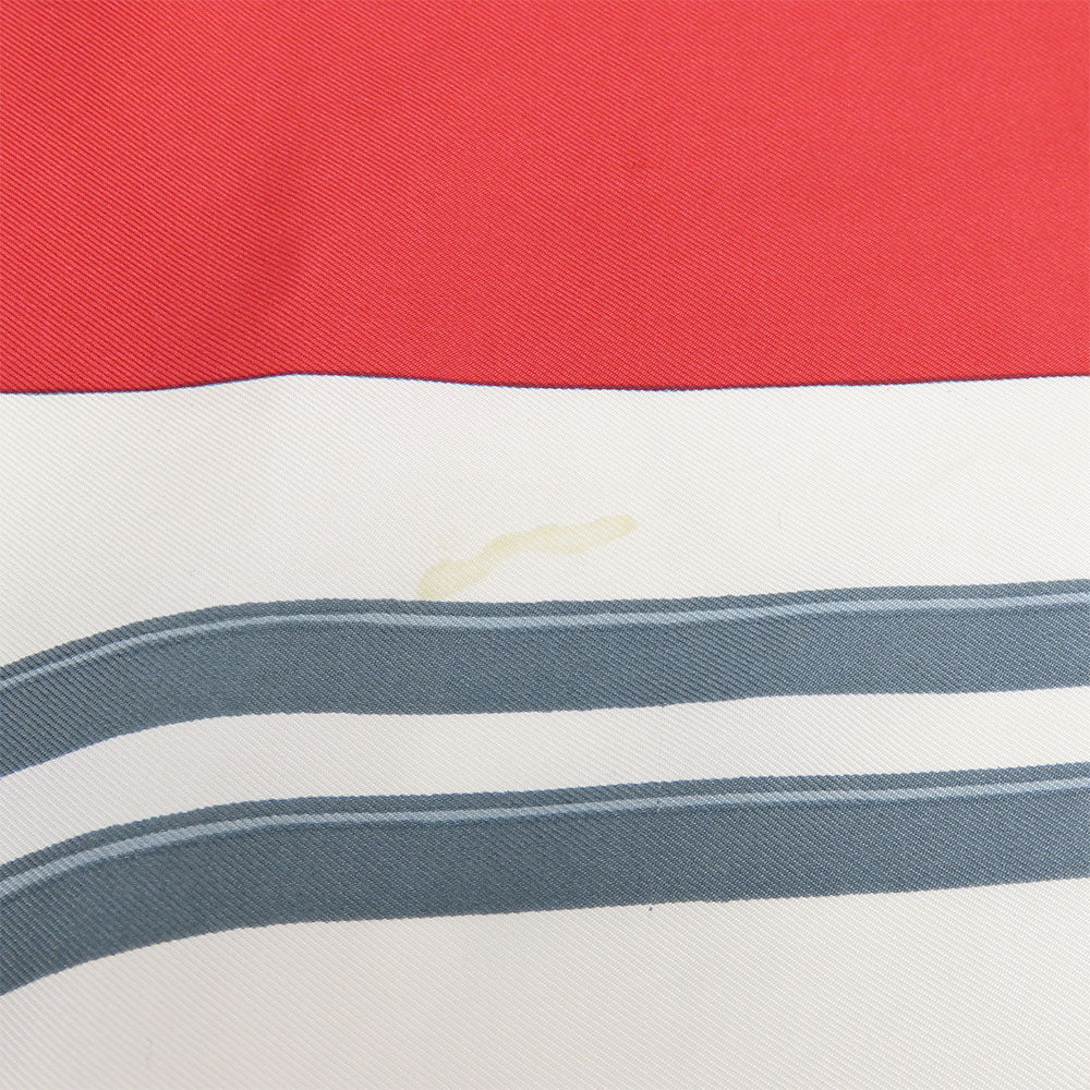 HERMES scarf silk Red Carre90 Women Used