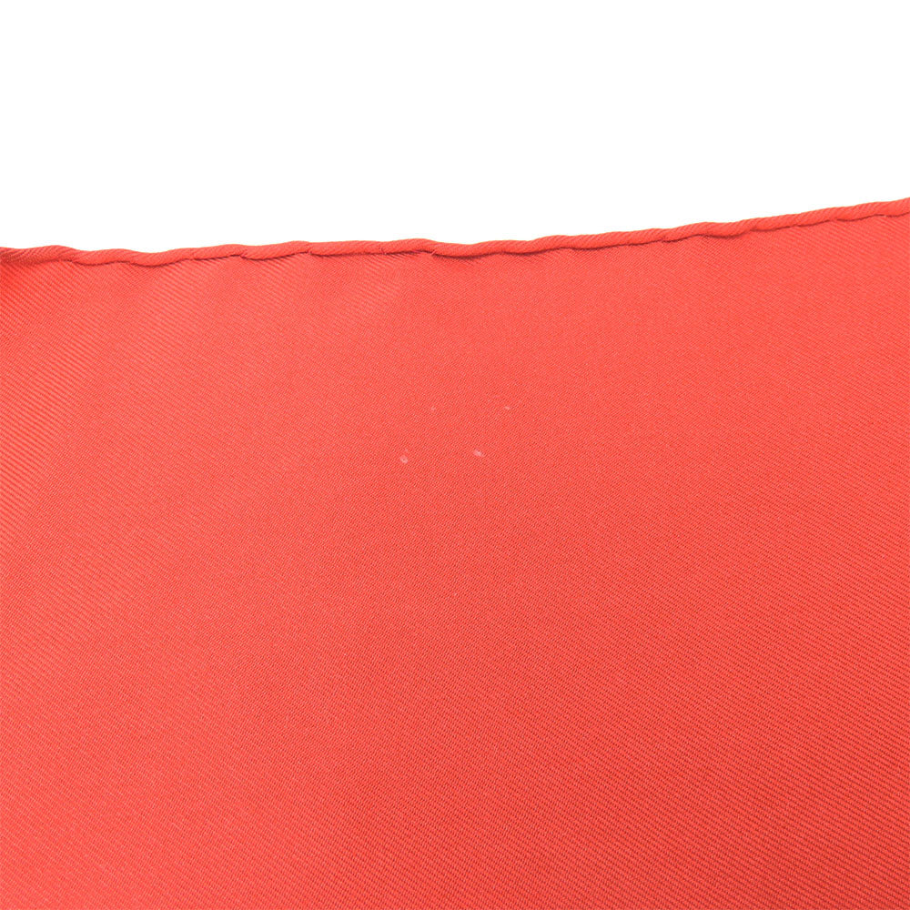 HERMES scarf silk Red Carre90 Women Used