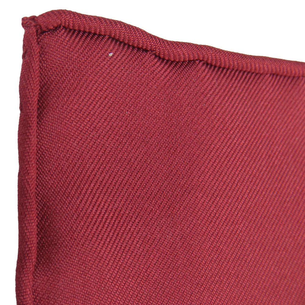 HERMES scarf silk Red Carre90 Women Used