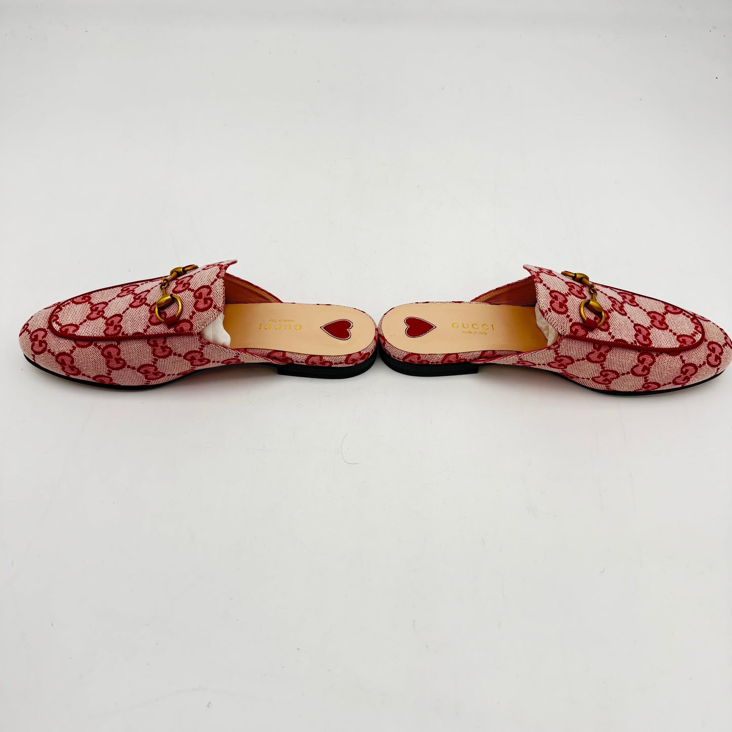 Gucci Cloth Flats Red US Women's Size 5.5 24080804