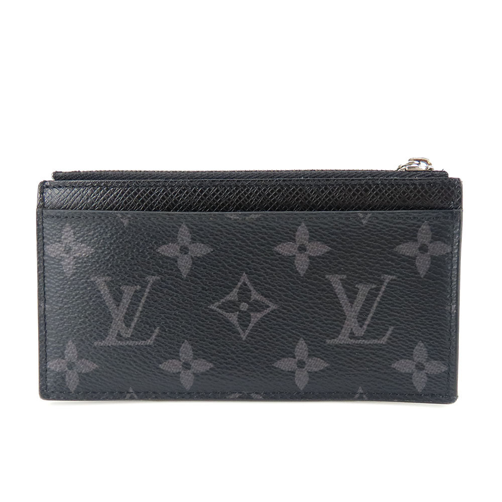 LOUIS VUITTON Coin case M30271 Taiga black Coin card holder