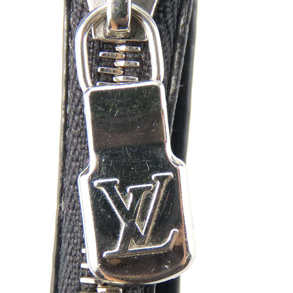 LOUIS VUITTON Coin case M30271 Taiga black Coin card holder