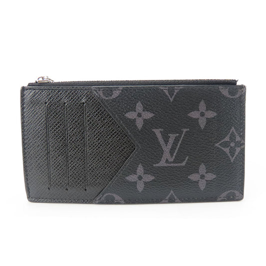 LOUIS VUITTON Coin case M30271 Taiga black Coin card holder