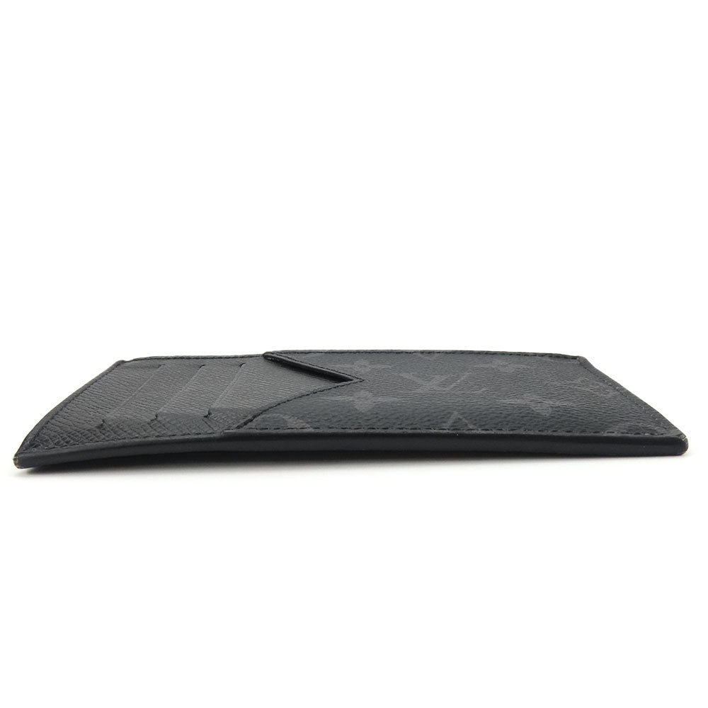 LOUIS VUITTON Coin case M30271 Taiga black Coin card holder