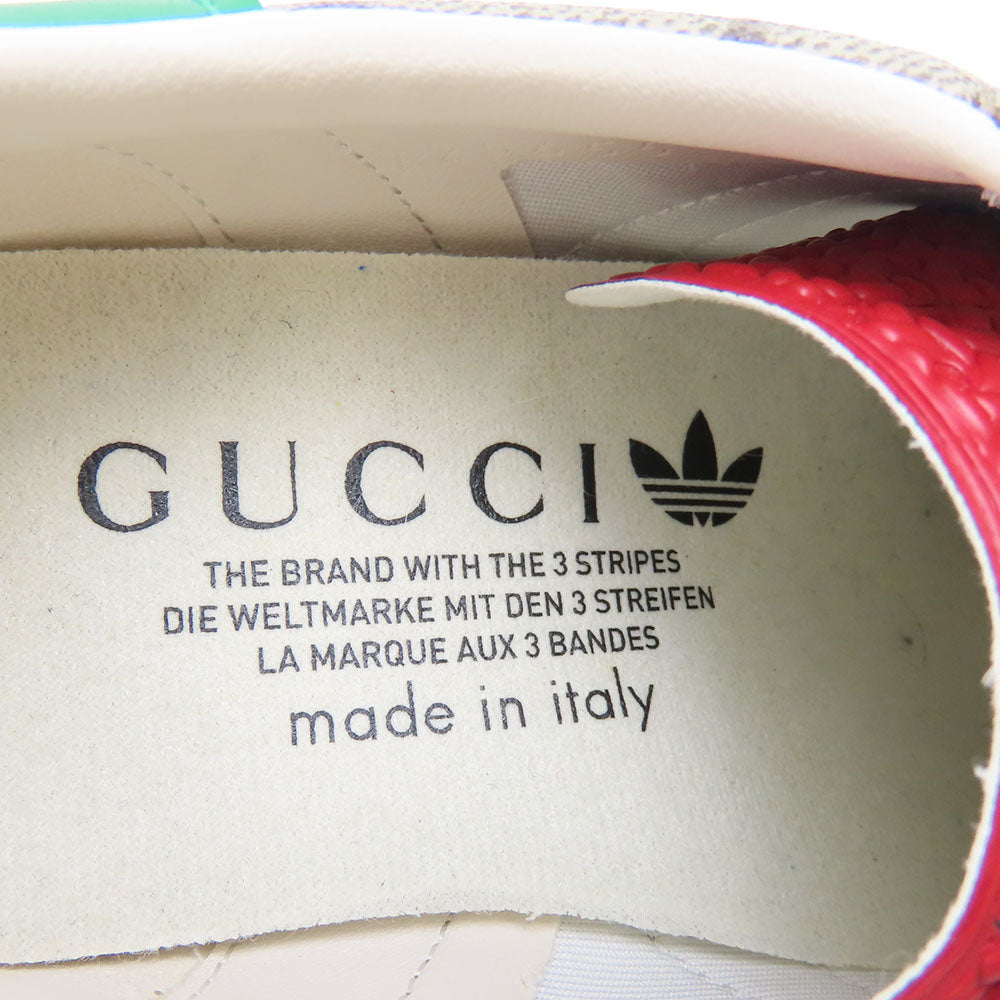 GUCCI sneakers 725655 GG Supreme Canvas beige Adidas Gajeel 34
