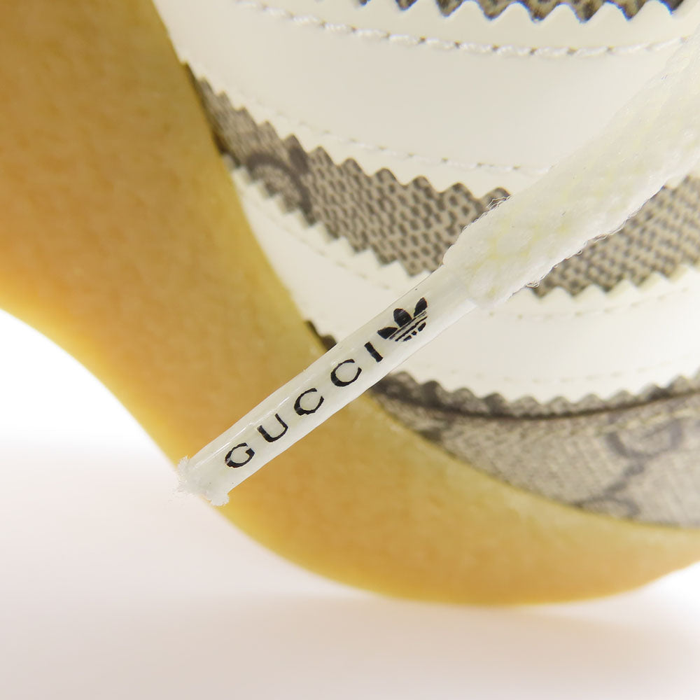GUCCI sneakers 725655 GG Supreme Canvas beige Adidas Gajeel 34
