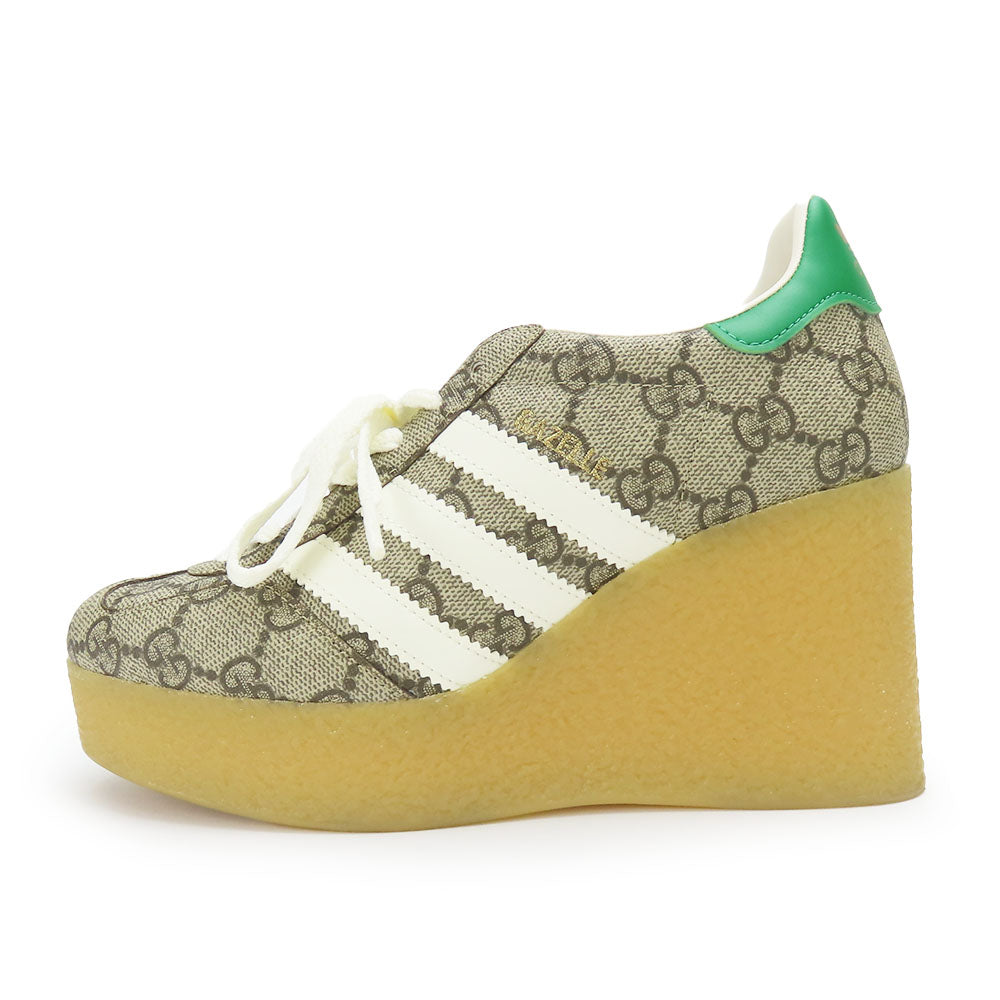 GUCCI sneakers 725655 GG Supreme Canvas beige Adidas Gajeel 34