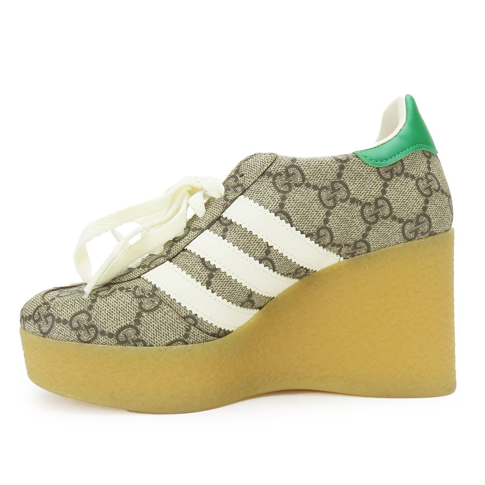 GUCCI sneakers 725655 GG Supreme Canvas beige Adidas Gajeel 34