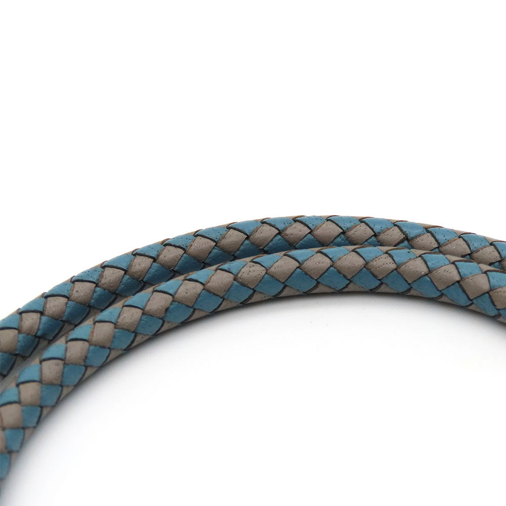 HERMES bracelet Metal, Leather blue Jumbo bless unisex(Unisex) Used