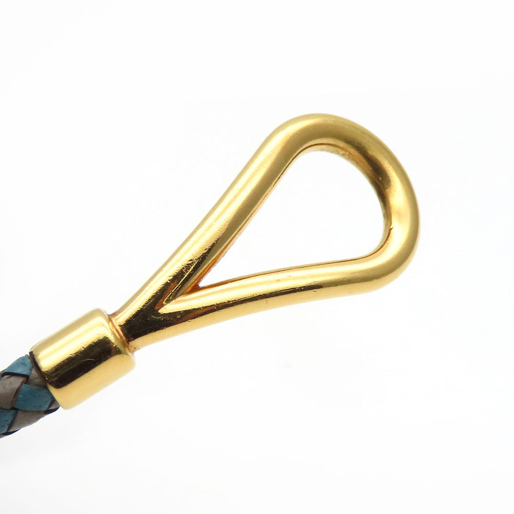HERMES bracelet Metal, Leather blue Jumbo bless unisex(Unisex) Used