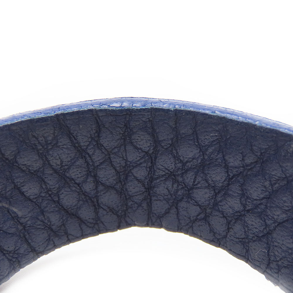 HERMES Tote Bag Leather, Polyester Navy Amedabadiago PM unisex(Unisex) Used