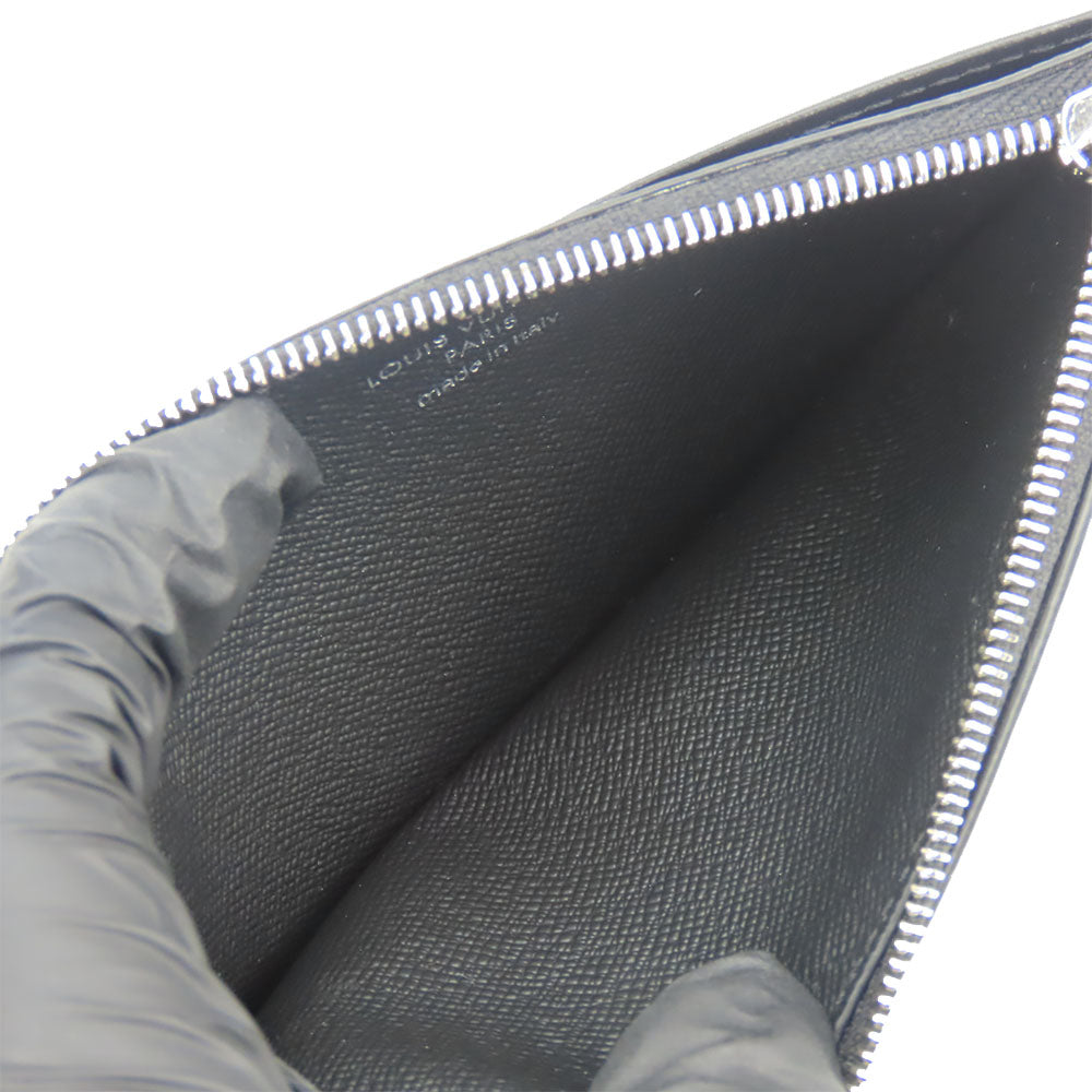 LOUIS VUITTON Coin case M30271 Monogram Eclipse Noir Coin card holder