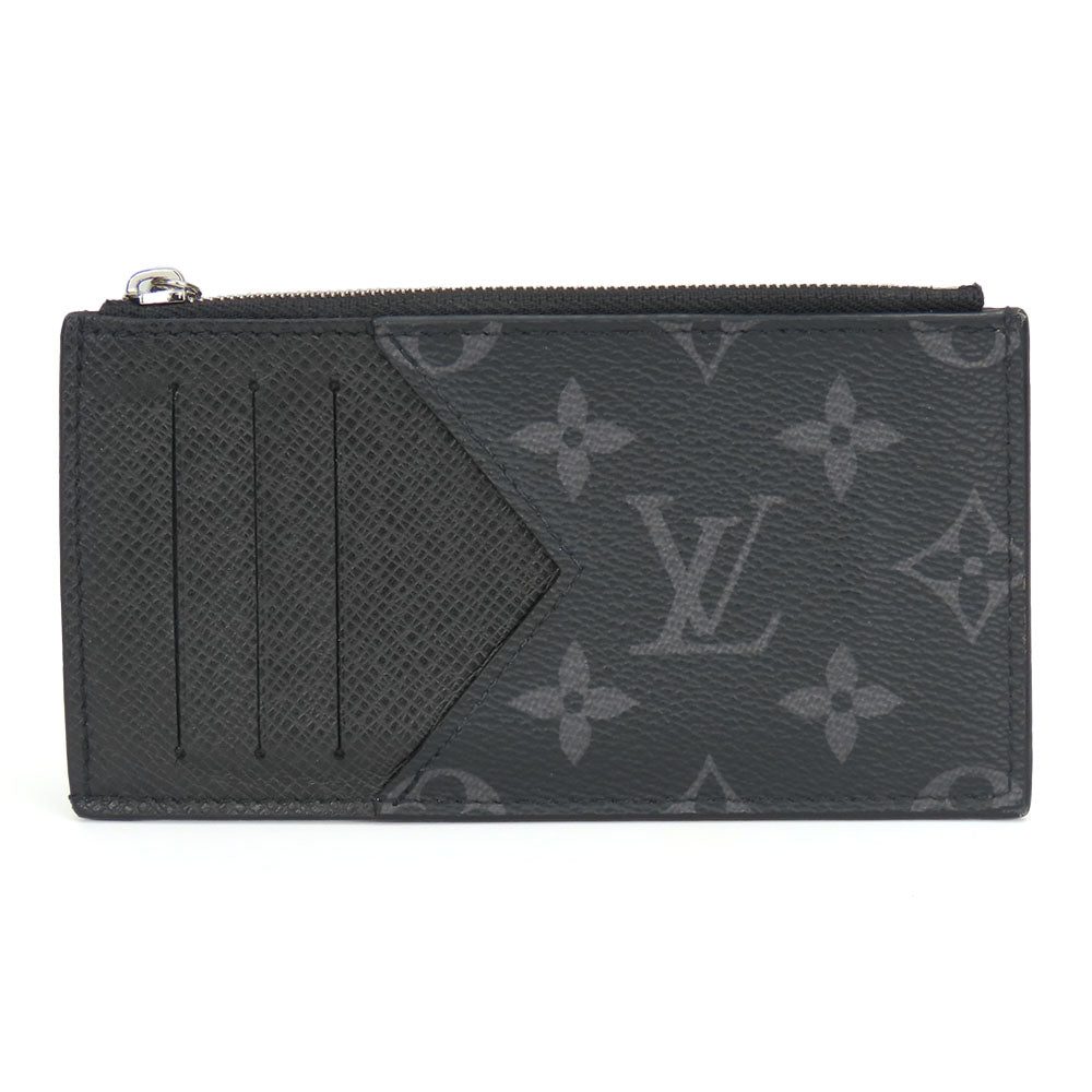 LOUIS VUITTON Coin case M30271 Monogram Eclipse Noir Coin card holder