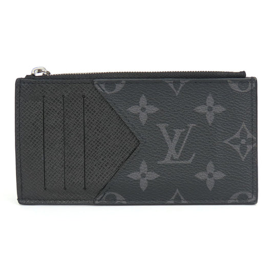 LOUIS VUITTON Coin case M30271 Monogram Eclipse Noir Coin card holder