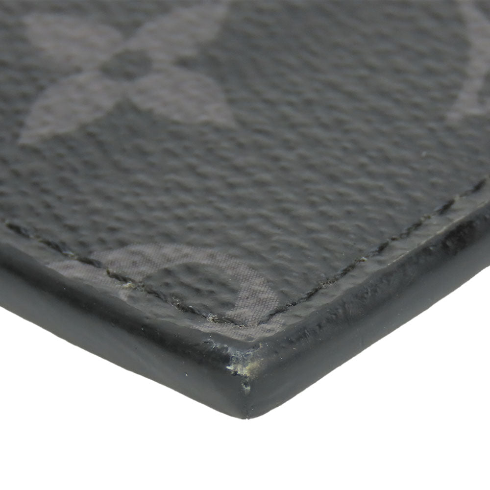 LOUIS VUITTON Coin case M30271 Monogram Eclipse Noir Coin card holder