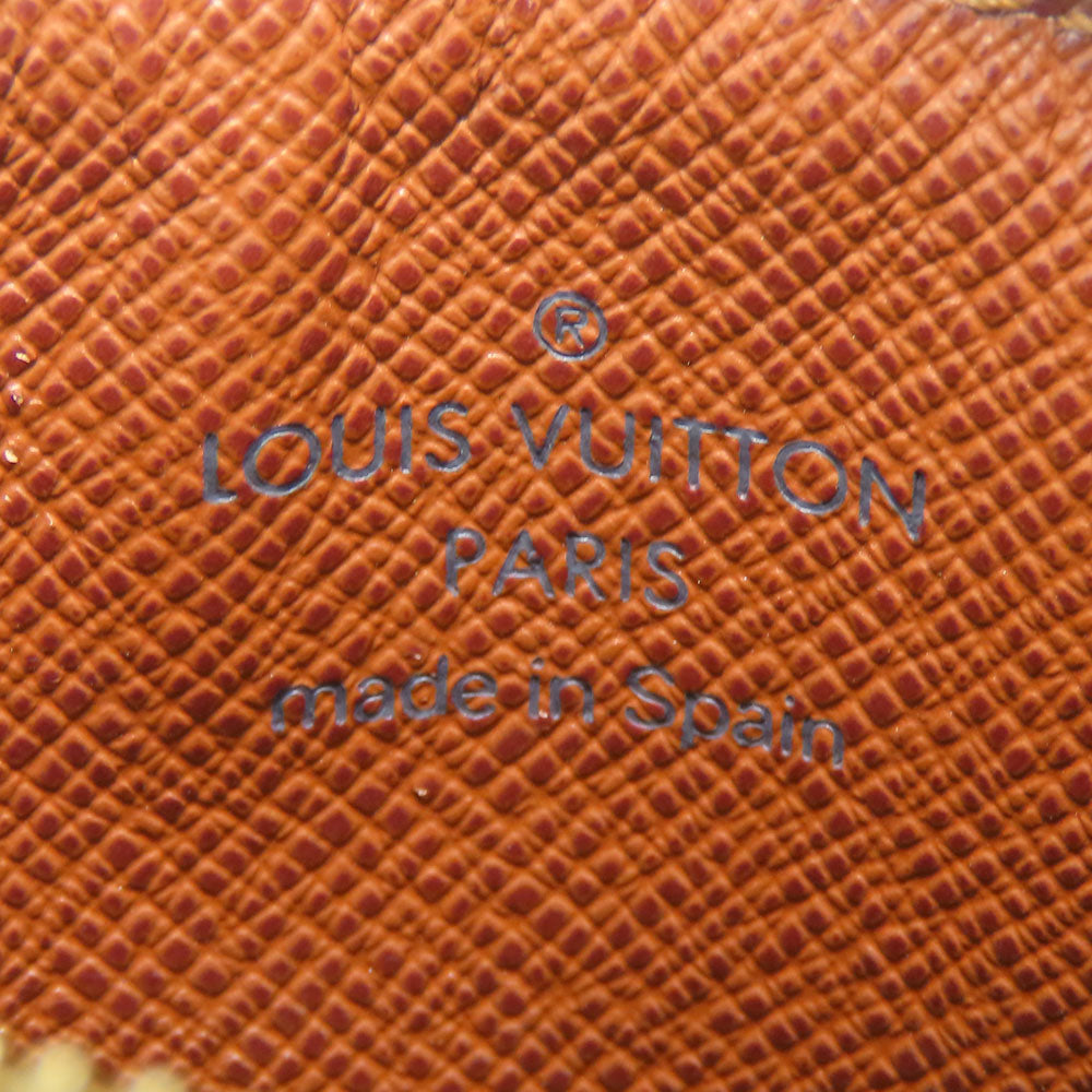 LOUIS VUITTON Coin case M60025 Monogram Brown portomone shilling