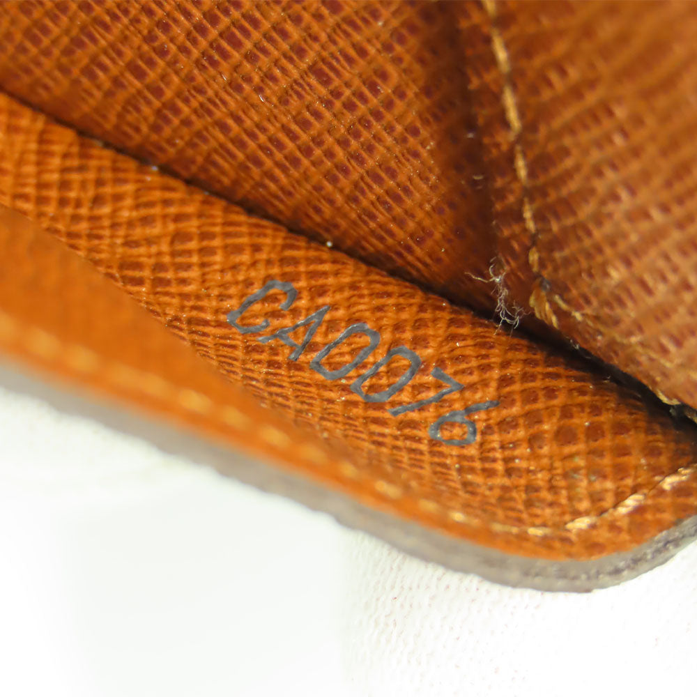 LOUIS VUITTON Coin case M60025 Monogram Brown portomone shilling