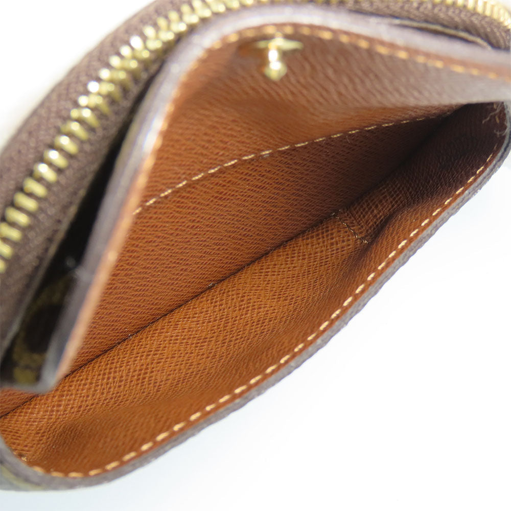 LOUIS VUITTON Coin case M60025 Monogram Brown portomone shilling