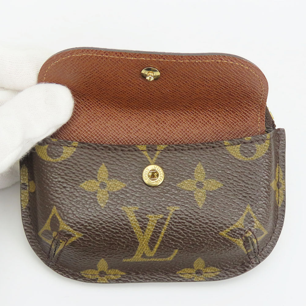 LOUIS VUITTON Coin case M60025 Monogram Brown portomone shilling