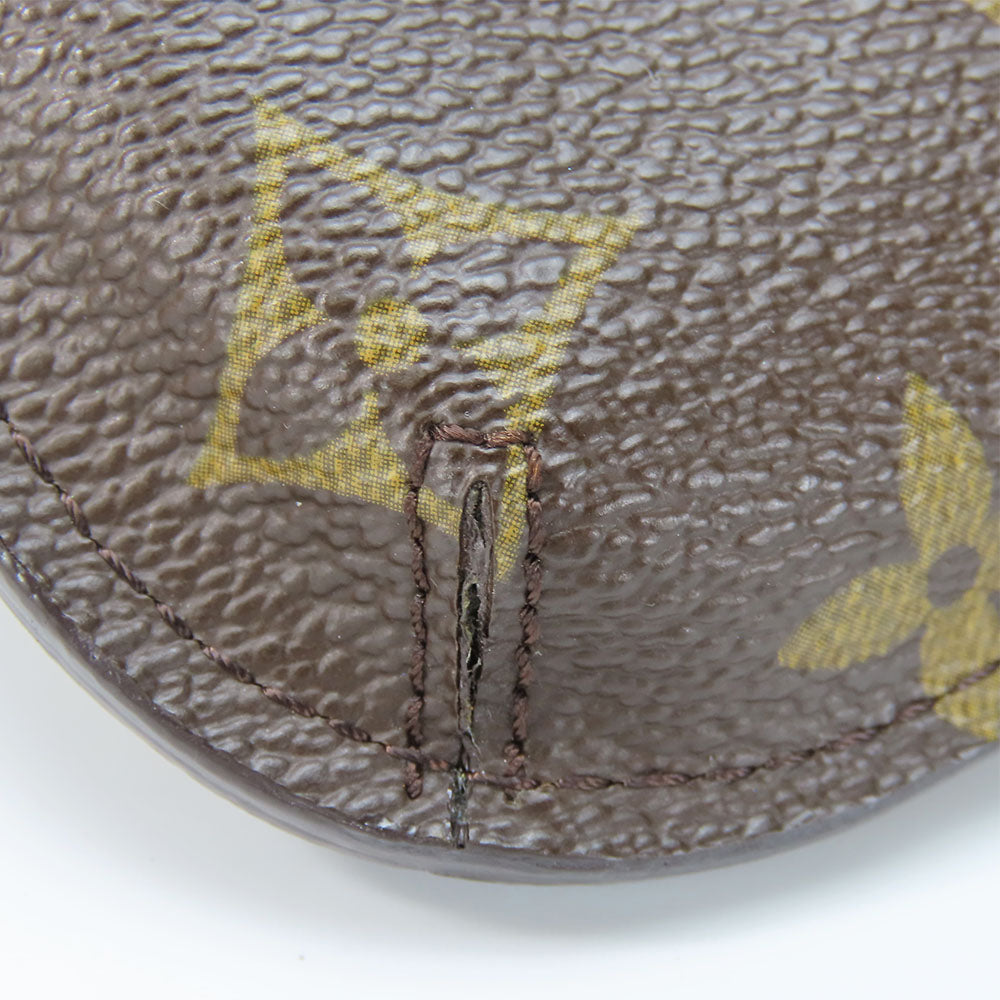 LOUIS VUITTON Coin case M60025 Monogram Brown portomone shilling