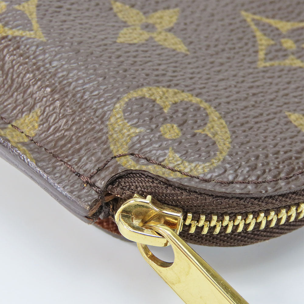 LOUIS VUITTON Coin case M60025 Monogram Brown portomone shilling
