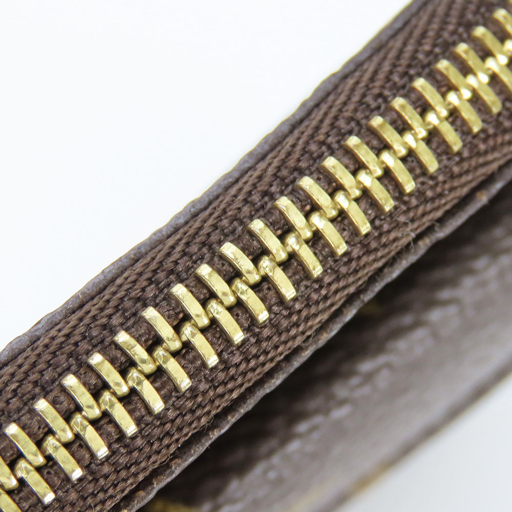 LOUIS VUITTON Coin case M60025 Monogram Brown portomone shilling